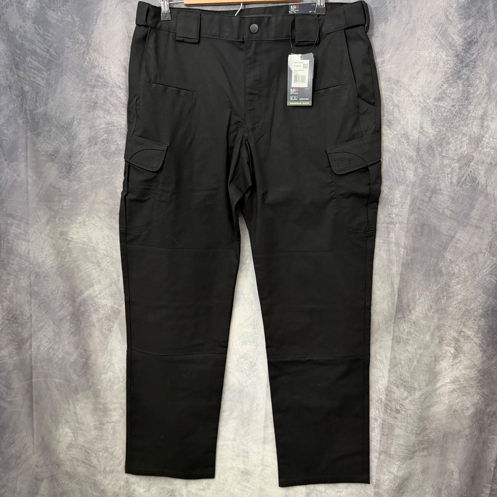 5.11 Stryke Black Flex-Tac Ripstop Cargo Pants 36x34 Style 74369b Workwear 
NWT